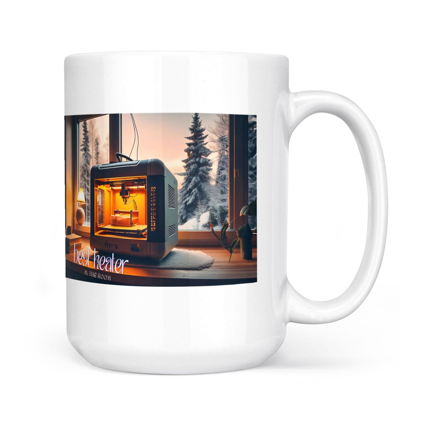 TRIDHEATER - White Edge-to-Edge Mug (NEW)