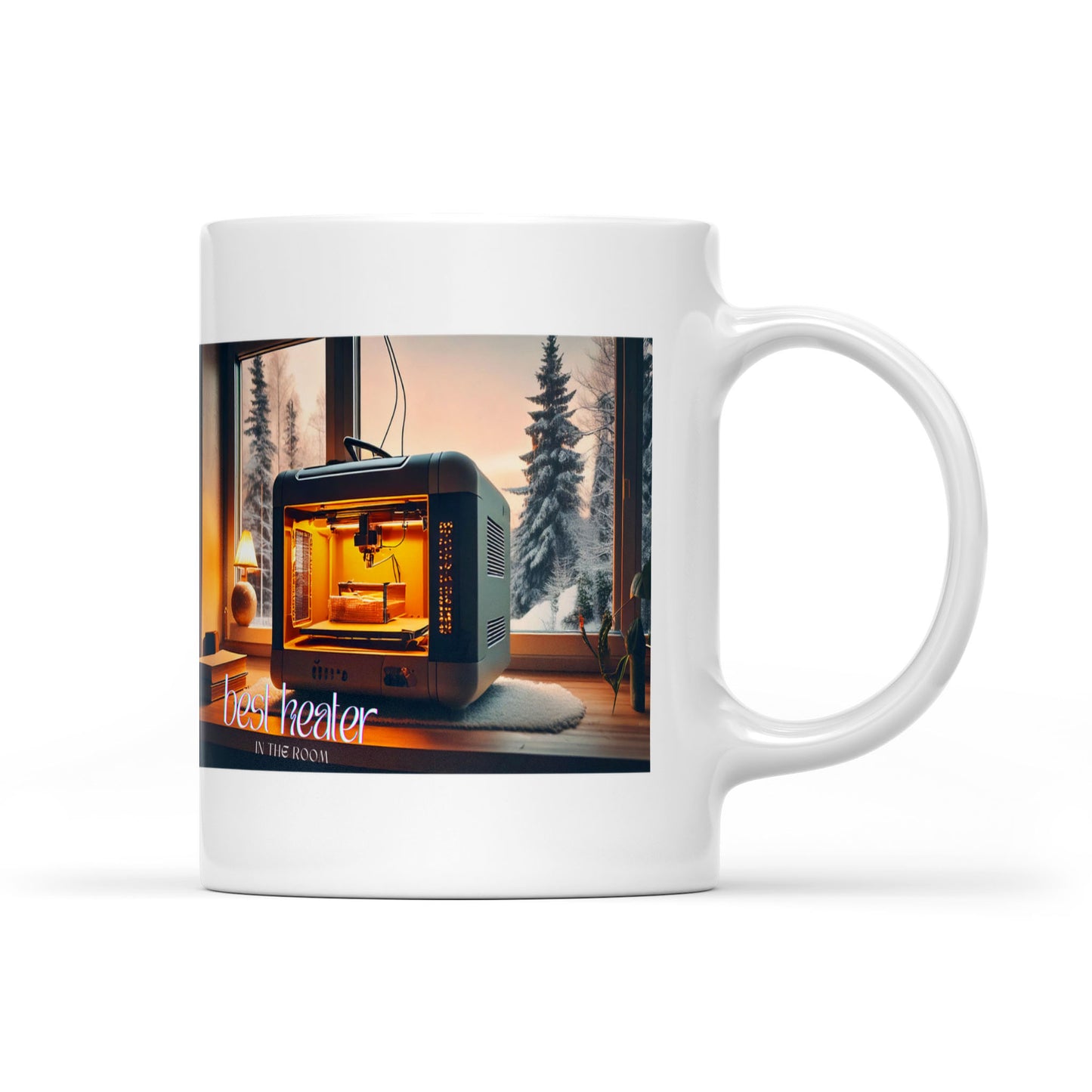 TRIDHEATER - White Edge-to-Edge Mug (NEW)